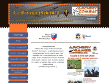 Tablet Screenshot of labottegamedievale.it